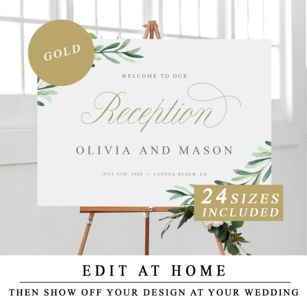 Wedding Reception Sign