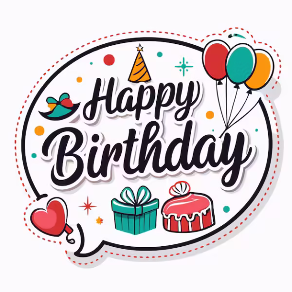 Happy Birthday Low Tack Vinyl
