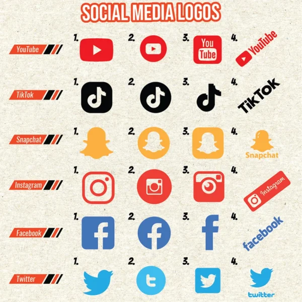Custom Decals (Social Media)